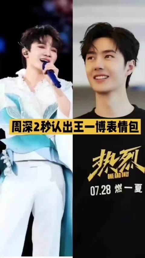 老铁们！周深2秒认出王一博表情包，一句话把我说服了全能艺人 #周深