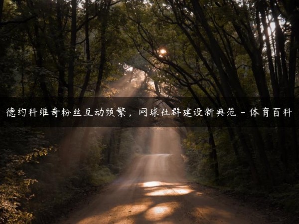 德约科维奇粉丝互动频繁，网球社群建设新典范