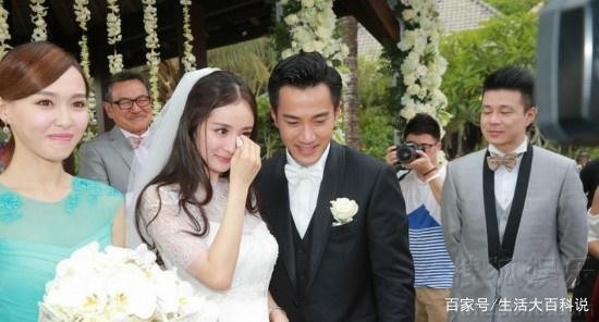 明星婚礼现场，刘诗诗温馨，杨幂泪崩，看到赵又廷要笑出腹肌了