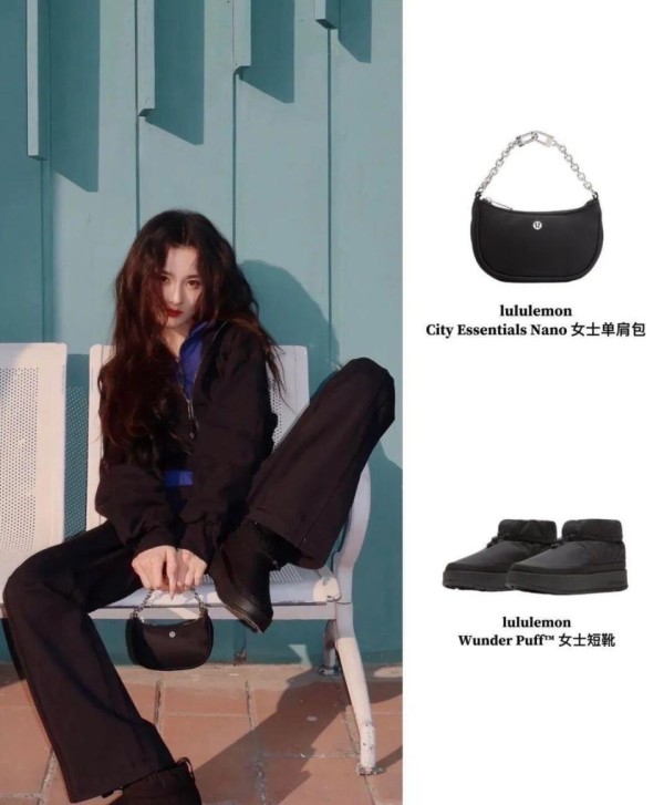 还得是真美人！宋祖儿这身蓝黑look，低调又吸睛，越看越有味道