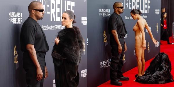 肯爺老婆紅毯「全見透視裝」原來是廣告？bianca censori成yeezy女裝活看板，大膽穿著有沒有被控制？