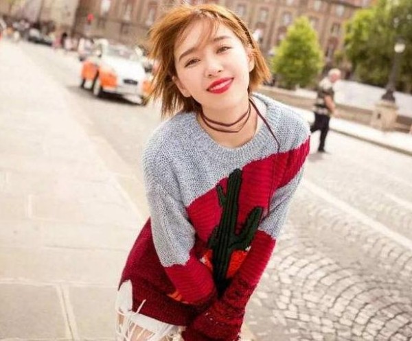 明星潮流穿搭攻略，阚清子的针织衫火了，图4适合小萝莉