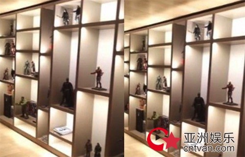 曝黄晓明公司内部&nbsp;一面墙都是公仔！