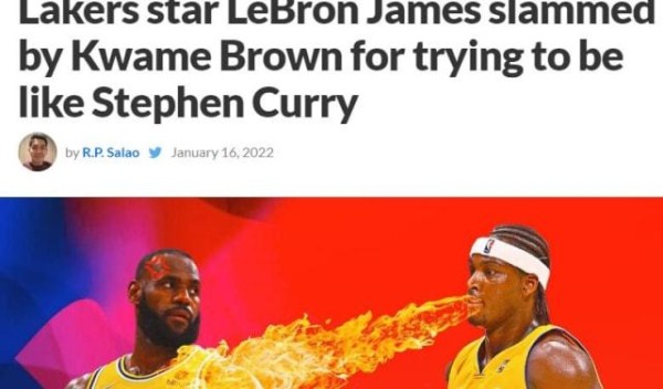 老詹遭众批！水货状元：模仿库里但赢不了！前队友：湖人应输50分