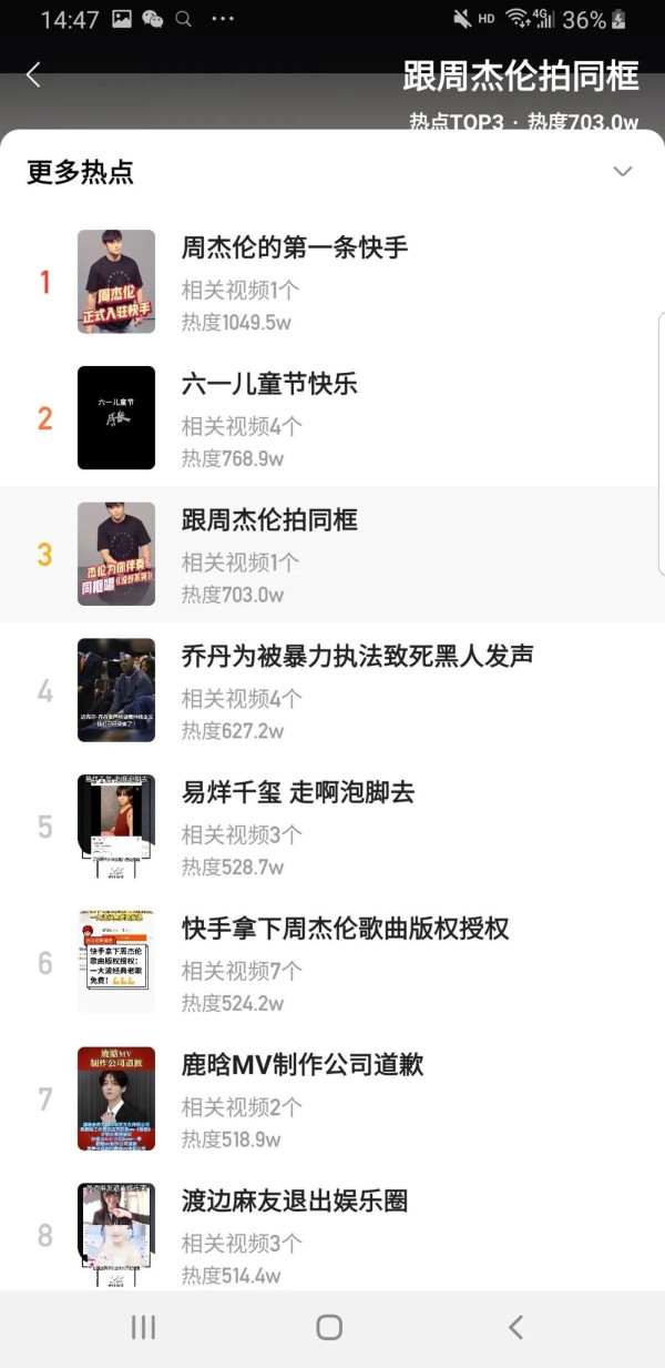 快手战斗一周年，周杰伦是最大战利品 