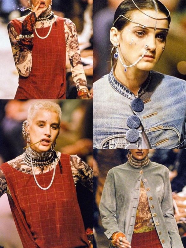 岳雨婷时装周出片质量 网红感与高级感的碰撞