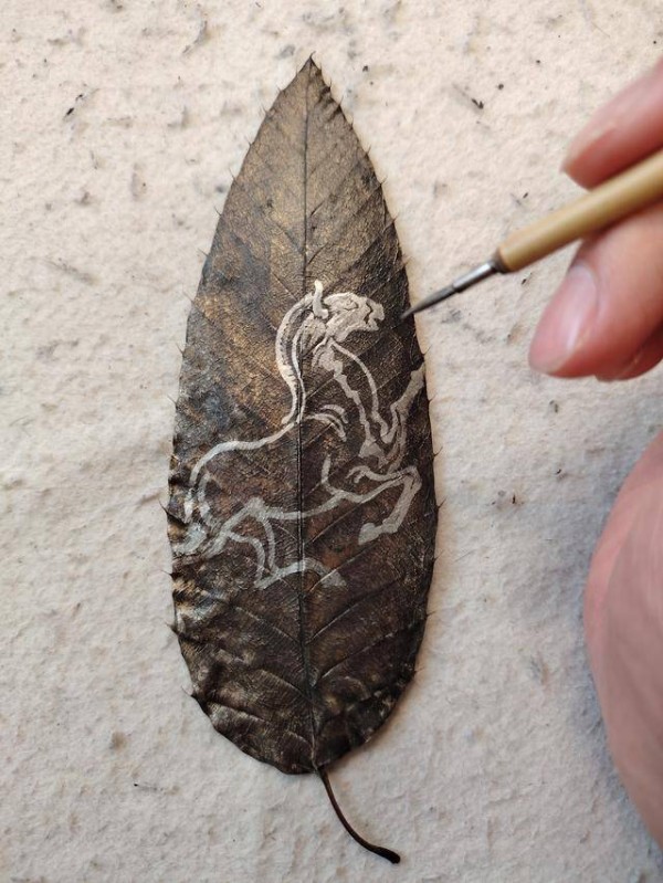 当壁画遇见叶画，始于遇见，一眼千年！