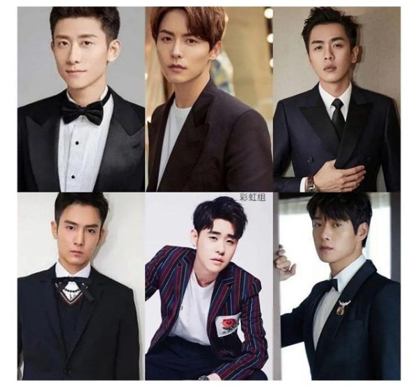 36个男星颜值梯队：蔡徐坤第二，鹿晗第三，王一博第四，谁第一
