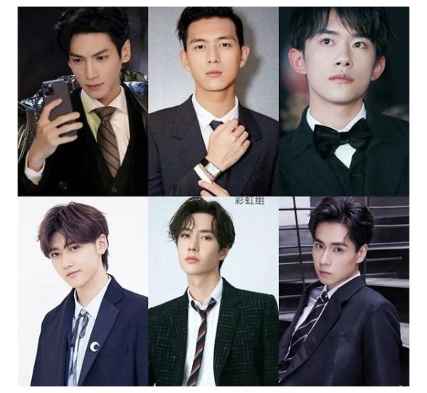 36个男星颜值梯队：蔡徐坤第二，鹿晗第三，王一博第四，谁第一