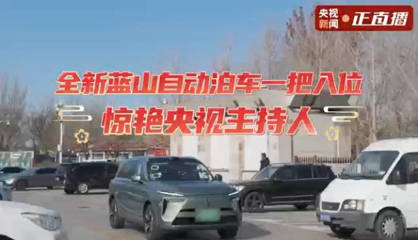 全新蓝山智能化不错啊，我还担心这泊车要搞两把呢，没想到一把就稳稳入位了