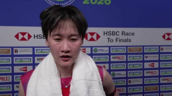 陈雨菲谈王祉怡胜安洗莹，称失利很正常