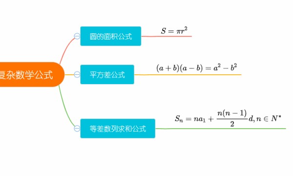 思维导图编辑公式