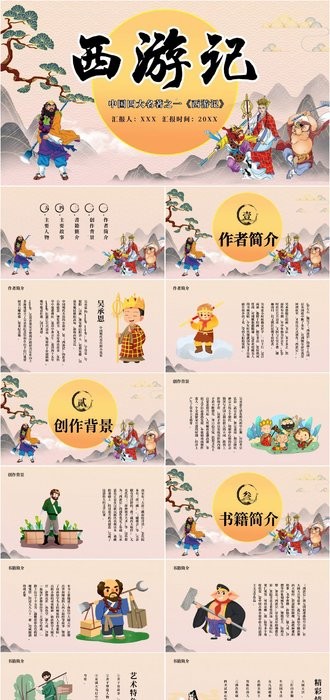 四大名著《西游记》教育PPT课件