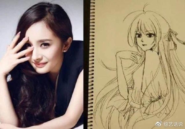 明星画画水平：赵丽颖画出自己，张馨予不容小觑，热巴是来搞笑的