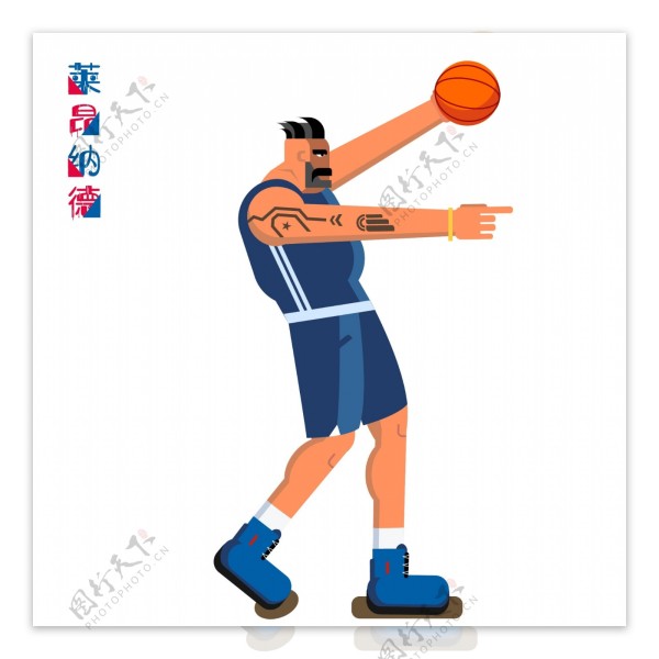 NBA全明星阵容莱昂纳德篮球运动员