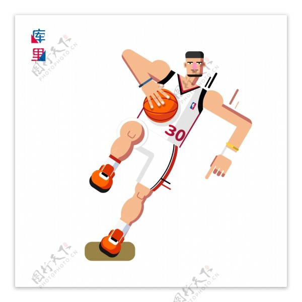 NBA全明星阵容库里篮球运动员