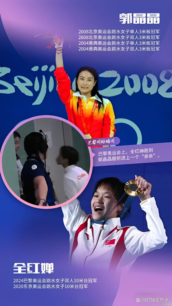 梦幻联动奥运冠军和奥运冠军同框名场面