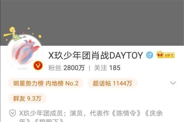 恭喜！肖战重回流量巅峰，粉丝数破2800万，用实力见证成长和收获