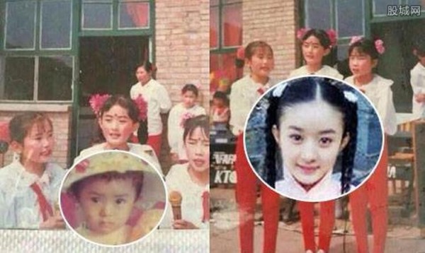 赵丽颖童年照曝光