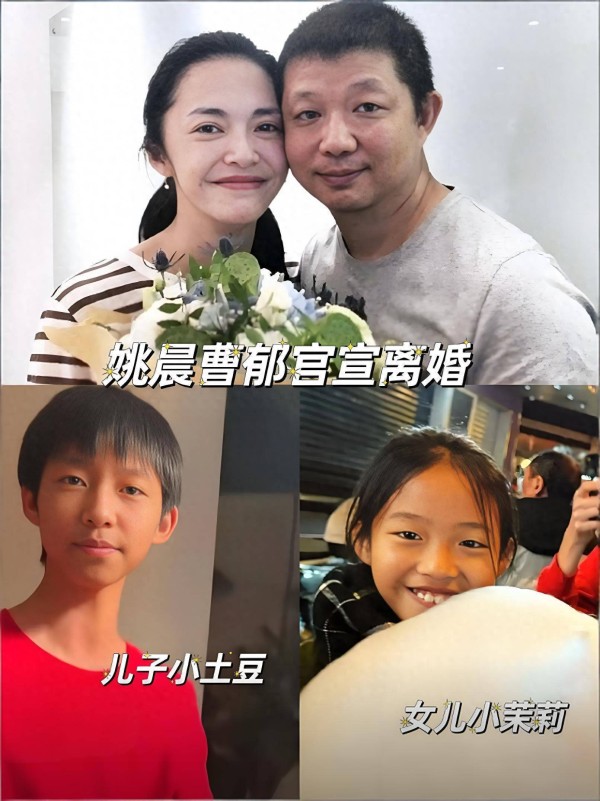 姚晨与曹郁离婚：一双儿女是不幸的，但又是幸运的