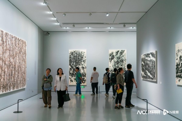 在黑白世界里追问山水精神:崔振宽艺术巡展广州站开幕