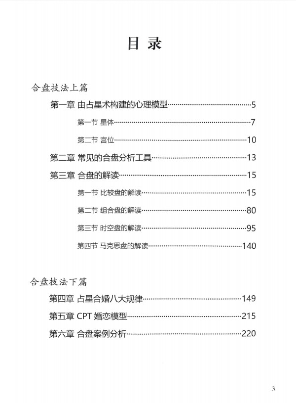 CPT占星合盘 宝叔占星三本书都有