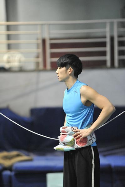 吴建豪陆上训练