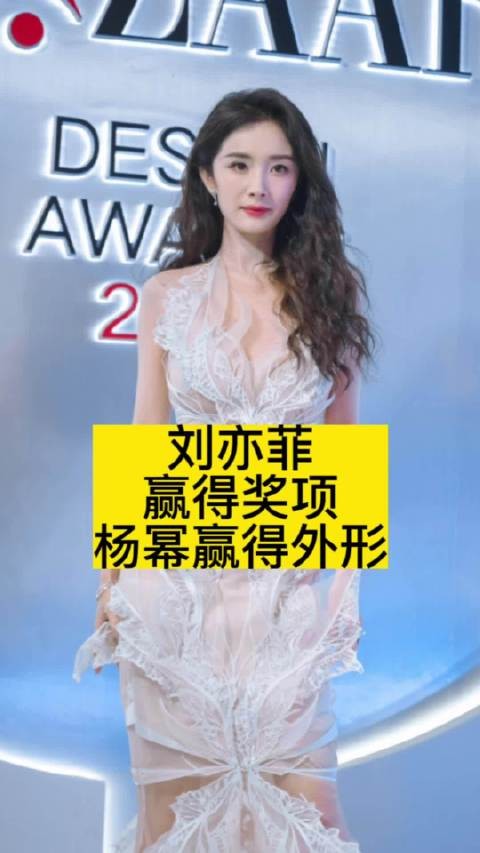 刘亦菲赢得奖项，杨幂赢得外形