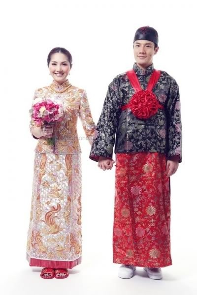 明星婚礼都爱中式礼服 最漂亮的要数她！