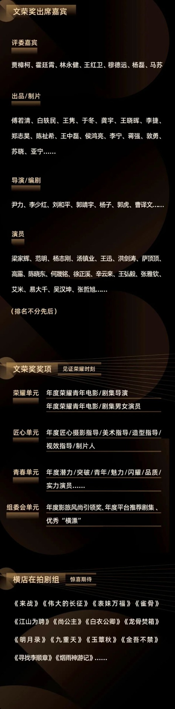 2025横店影视节文荣奖红毯秀时间地点