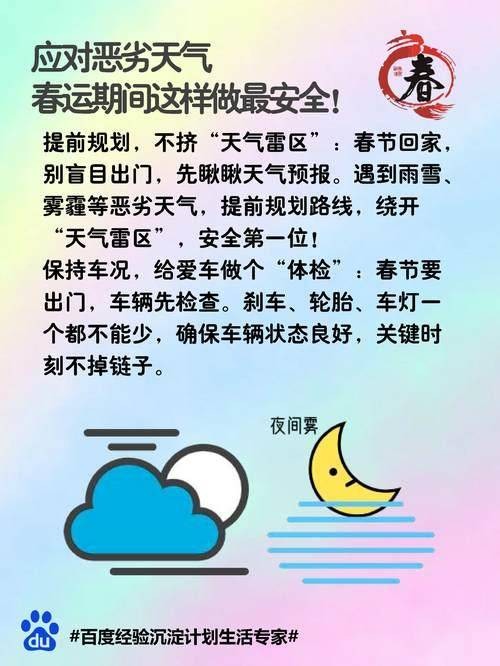 春节假期有两次降水降温过程，出行计划恐泡汤