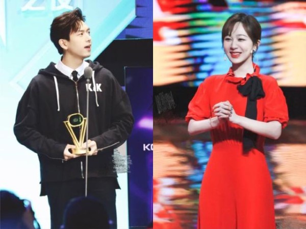 李现杨紫获奖隔空秀恩爱!欧阳娜娜和绯闻男友陈飞宇首次同框超甜