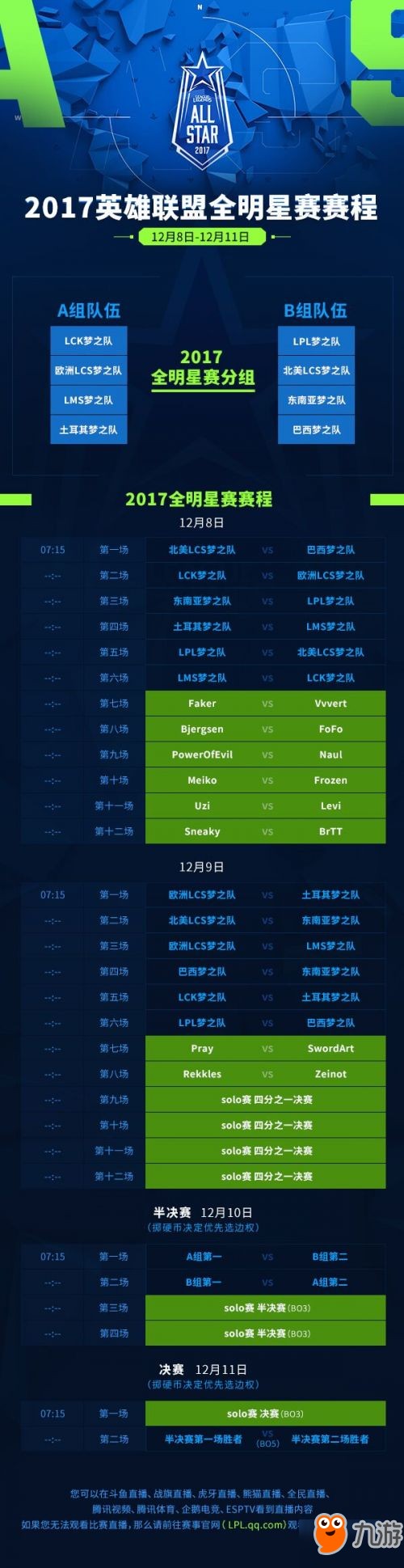 LOL2017全明星赛重播视频 全明星赛视频重播比赛回放