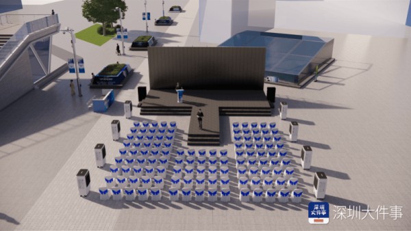 夏日潮购季来了！去华强北看AI T台×空中飞碟秀