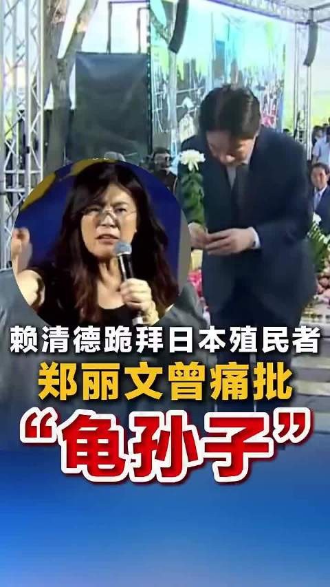 郑丽文曾痛批赖清德龟孙子