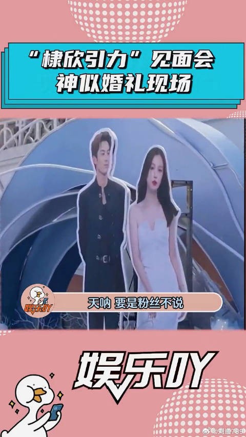 “棣欣引力”线下见面会，神似婚礼现场！王鹤棣 磕cp的快乐