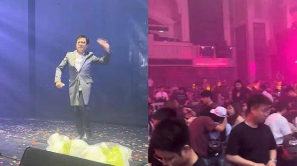 香港资深绿叶商演卖力演出，观众反应冷清，为儿子医病仍坚持工作