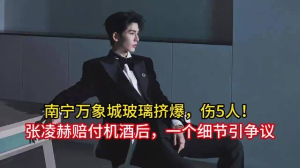 南宁万象城玻璃挤爆致5伤,张凌赫赔付细节引争议