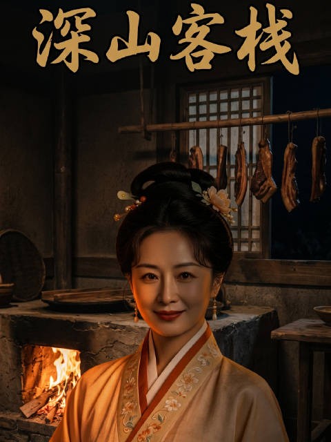 短剧·深山客栈-第9集-深山孤栈烟火长明，沉默老板娘日日腌肉等候故人。雨夜县衙众人登门求食，香气诡异的腊肉上桌，暗藏惊悚