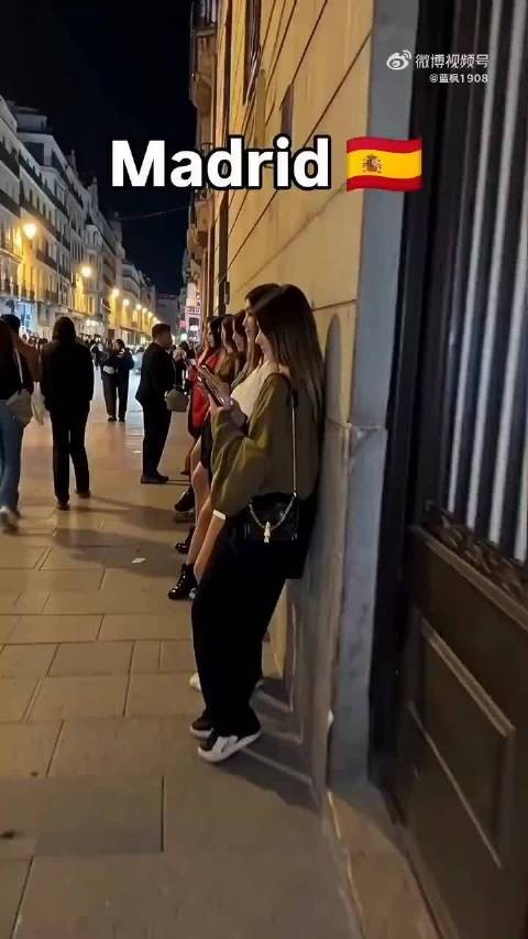 西班牙马德里,怎么都是高质量美女? 没一个丑的!