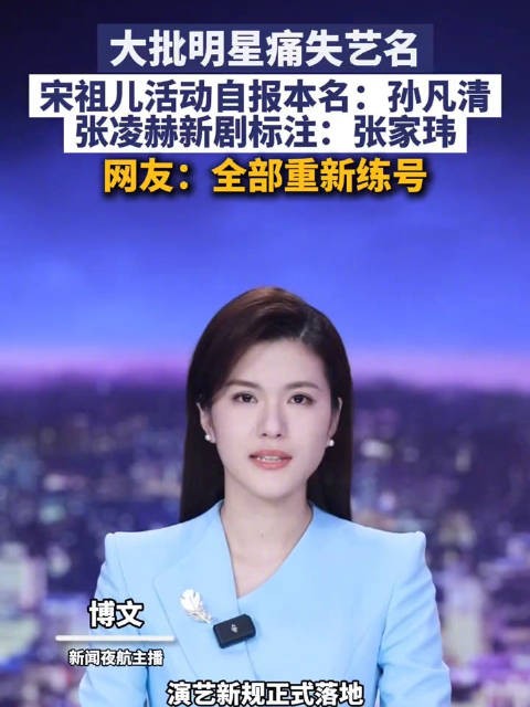 大批明星痛失艺名