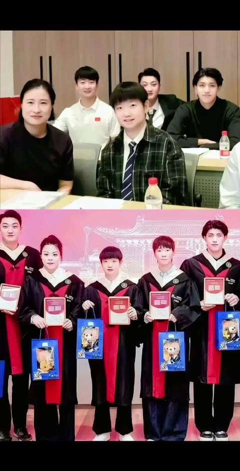 我们莎莎毕业了