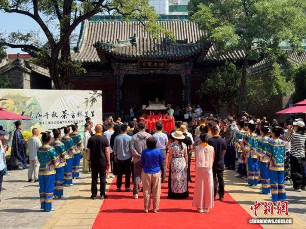 山西太原大关帝庙举办“关公磨刀日”系列文化活动