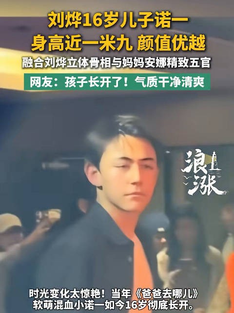 刘烨幽默发文蹭儿子颜值热度