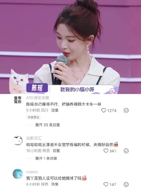 陈瑶:我们猫宝女就是这样随时随地想着猫猫 王濛｜陈瑶｜综艺｜乘风破浪｜浪姐