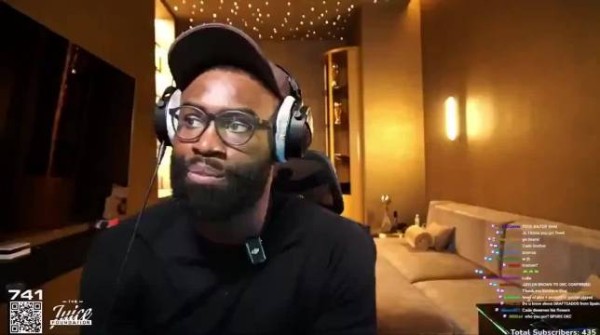 杰伦·布朗被交易后在Twitch上进行直播反应