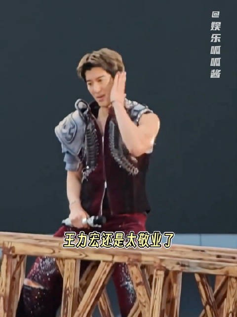 王力宏真的太敬业了-希望早日康复!