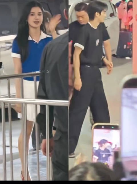 宋威龙张婧仪穿搭呼应角色,同款上衣引情侣装猜测