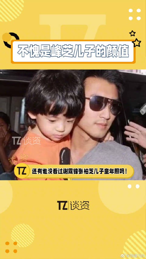 谢霆锋张柏芝大儿子Lucas童年照太可爱了