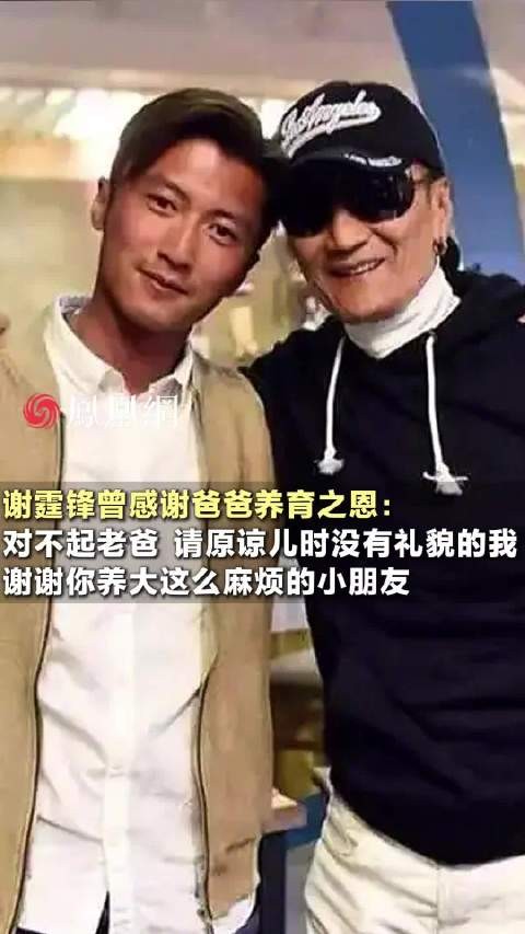 谢霆锋曾向谢贤道歉